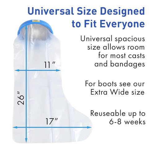 Water Proof Leg Cast Cover for Shower - #5738 - Watertight Foot Protector