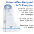 Water Proof Leg Cast Cover for Shower - #5738 - Watertight Foot Protector