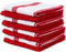 Living Fashions 8 Pack Dish Cloths for Washing Dishes, 100% Cotton Absorbent, 12" x 12"