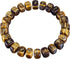 mookaitedecor Rune Stones Set with Engraved Elder Futhark Alphabet - Crystal Meditation, Tiger's Eye
