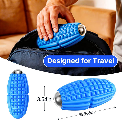 JALEBRO 4 Mini Massage Ball Speeds Vibrating Massage Roller Ball for Foot,Leg,Palm,Hand,Neck,Back,Trigger Point