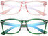 AZorb 2Pack Kids Blue Light Blocking Glasses for Boys & Girls, Unbreakable Computer Screen Glasses
