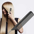 Professional 8.8 Inch Tail Comb - Black Carbon Fiber & Stainless Steel Pintail - Lightweight, Anti Static, Heat