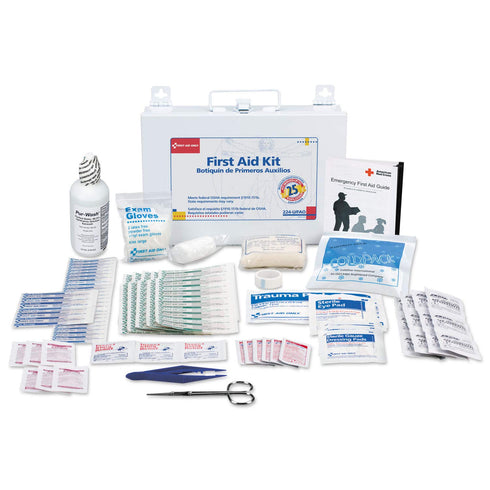First Aid Only 25-Person Emergency First Aid Kit, 106 Pieces for Home and Job Sites