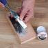 Trend Ultra Fine Mirror Paste & Premium Leather Strop, Hone and Polish Knives and Sharpened Tools, DWS/MP/KIT