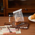 Roppolo 50 5.1 Inch PackingBag Pcs Bread Bags for Homemade Breads, Clear Bakery Bags with Tin Tie, Small Loaf Plastic