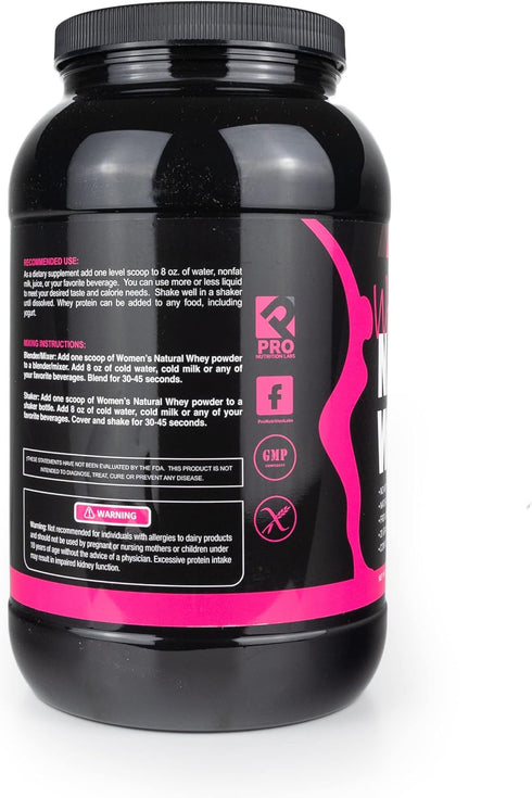 Whey Protein Powder for Women - Low Carb, Gluten Free, Grass Fed, Rbgh Hormone Free, Chocolate Delight (2 Lb)