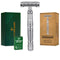 VIKINGS BLADE Double Edge Safety Razor for Men + 5 Swedish Steel Blades + Luxury Case