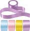 Giegxin 40 Yard Bulk Gift Satin Ribbon Rolls, Colorful Solid Fabric Ribbon for Wrapping, Bouquet, Hair Bow, Wedding