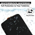 Waterproof Small Makeup Bag Pouch for Purse, Cute Preppy Nylon Travel Toiletry Storage Bag for Women, Small-Black