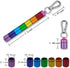 Small Portable Metal Pill Organizer Case Keychain, Waterproof Travel Pill Box Holder, Aluminum Alloy Container for