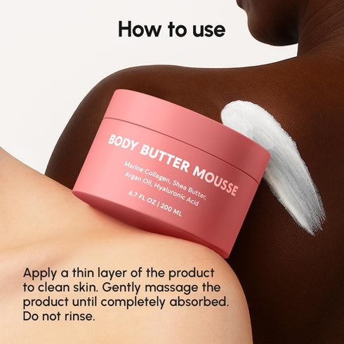 MAREE Body Butter Cream Whipped Body Butter for Women Smell Good Ayurvedic Skin Care Body Moisturizer for Dry Skin