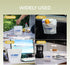 AUTOSACK 50 Bags Portable Car Trash Bags, Self-Adhesive Stand-up Disposable for Car, Kitchen, Office