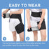 Hip Brace, Groin Wrap for Sciatica Pain Relief, Thigh Support for Men and Women, Gray