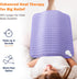 Ultra-Wide Microplush Heating Pad - 20"x24" Electric Heating Pad for Back, Neck, and Shoulder Pain Relief