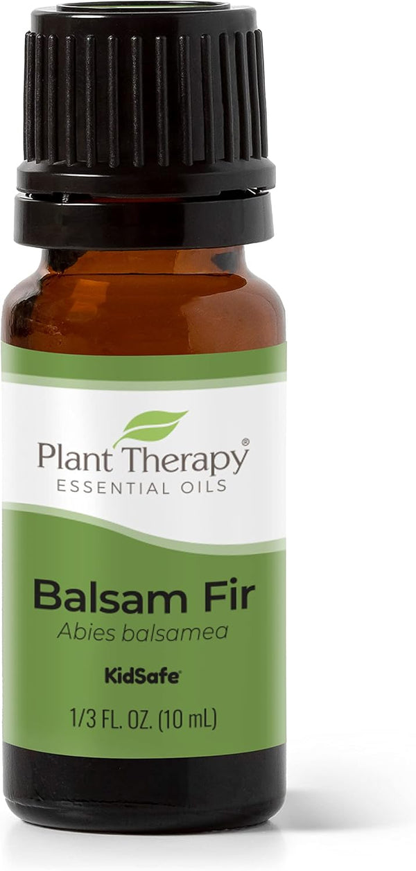 Plant Therapy Balsam Fir Essential Oil, 10 mL (1/3 oz), 100% Pure, Undiluted, Therapeutic Grade