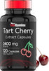 Tart Cherry Capsules (2400 MG - 120 Count) for Joint & Sleep Support from Montmorency Tart Cherry Extract