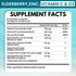 Immune 8-in-1 5000 120 Elderberry Support Supplement Formula with Echinacea, Vitamin C & Zinc, Vitamin D IU, Turmeric