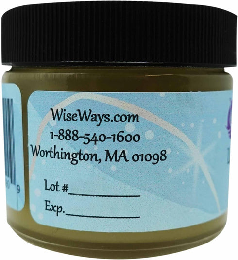 WiseWays Herbals Lemon Balm Salve, 2 oz for Natural Skin Care