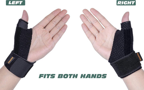 THX4COPPER Reversible Thumb & Wrist Stabilizer Splint for Pain Relief, Arthritis, Carpal Tunnel, L-XL