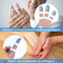 BBTO 10 Pieces Finger Splint, Metal Finger Support Knuckle Stabilizer with Soft Foam Interior, 3 Sizes.