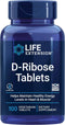 Life Extension D-Ribose Tablets, 100 Count - RIBOSE Supplement for Heart Health, Gluten-Free, Non-GMO, Vegetarian
