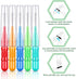 Patelai 350 Pieces Interdental Brush Tooth Floss, Tooth Cleaning Tool, Soft Picks Refill Dental Flosser (Mixed Color)