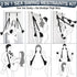 Ksodqeto 2 1 BDSM Sex Swing Bondage Thigh Restraints, in Door Sex Swings & Thigh Sling with Adjustable Straps, Hanging