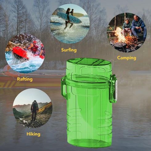Storage Box, Joint Holder Case Smell Proof, Waterproof Airtight Container for Outdoor, Tobacco Pipe Bags
