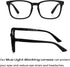 Readerest Blue Light Reading Glasses - Lightweight Computer Glasses w/UV Protection, Anti Glare & Eye Strain, Spring