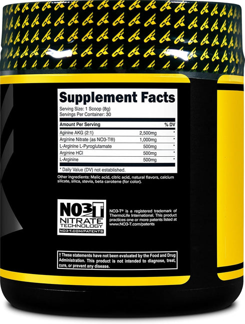 Primaforce L-Arginine Complex Powder (30 Servings | Peach Mango) Protein Building Supplement for Maximum Gains