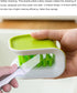 Blade Knife Cleaner Kitchen Brush, Double-Sided Scrubber, Multifunctional Knife Sponge for Cutlery Washing
