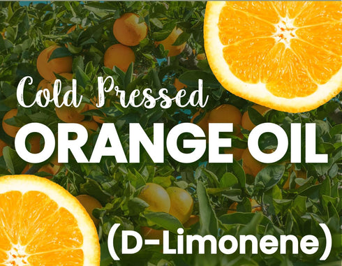 Premium Cold Pressed Orange Oil Concentrate- 32 oz (D-Limonene), Concentrated All-Natural Cold Pressed Orange Oil - Professional Grade All-Purpose Citrus Cleaner and Degreaser