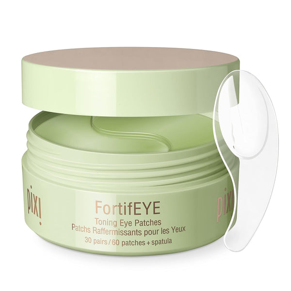 Pixi FortifEYE Hydrogel Under-Eye Patches | Collagen Eye Patches for Energizing & Toning Eye Area | 30 Pairs