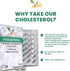 Ved Cholesterol Complex Probiotics and Prebiotics - 10 Billion CFU, 28 Capsules for Children with Lactobacillus