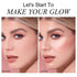 KYDA Face Highlighter Palette, High Glossy Illuminator, Natural Glow Finish, Smooth Baked Powder, SUN GLOW
