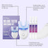 Longfng 3-in-1 3X 7pcs Teeth Whitening Kit,LED Accelerator Light with Whitening Gel Pens & Shine Whitening Strips
