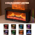 Obociks 9 Flame Effect Essential Oil Diffuser, Ultrasonic Aromatherapy Humidifier with Color LED Lights & Timer