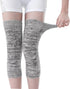 Winter Wool Knee Warmers - Plush Cashmere Lined Leg Sleeves for Women