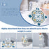 6 Pack Swedish Dishcloths for Kitchen, Reusable Paper Towels with Clips, Absorbent Dish Cloths for Home Cleaning