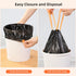 funest 4 Gallon Small Drawstring Garbage Bags, 75 Counts, Thick Plastic Wastebasket Liners for Bathroom