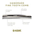Kent F3T Fine Tooth Comb for Hair Care, Dandruff Comb for Men and Women, Parting Combs and Fine Teeth Combs