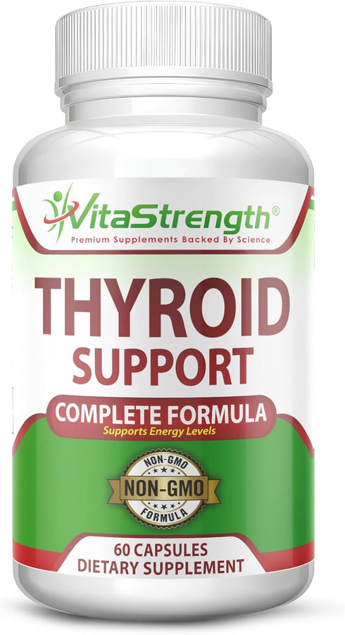 Thyroid Support Complete Formula, Energy Levels with Iodine, Bladderwrack, Kelp, B12 & More