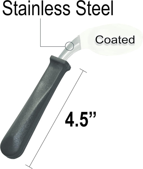 Left Handed Grip Easy Coated Offset Spoon for Comfortable Use