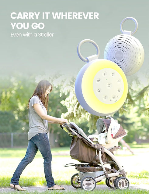 SA18 24 Vaydeer White Noise Machine with Recording - Portable Sound Machine & Bluetooth Speaker for Baby Adults