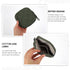 VALICLUD Portable Menstrual Pad Pouch Green Multipurpose Sanitary Towel Storage Bag Small Travel Change Organizer