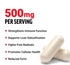 FORCE FACTOR Glutathione Supplement, Antioxidant Supplement with Reduced Glutathione 500mg for Superior Absorption and Efficacy, Active Form, Vegan, Non-GMO, 60 Vegetable Capsules