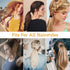 No Damage Soft Polyester Hair Ties, No Tug Scrunchies Hair Bands with Strong Elasticity