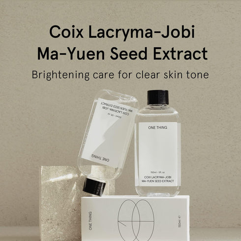 ONE THING Coix Seed Extract Toner 5.07 Fl Oz | Adlay, Pearl Barley, Hydrating Exfoliating Extracto for Dewy Glowy Skin, Dark Spots, Acne Scars, Uneven Rough Dull Tone | Korean Skin Care