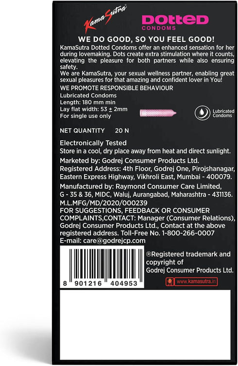KamaSutra 20 Dotted - Condoms